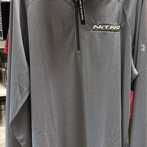 Underarmour nitro performance fishing boats 1/4 zip long sleeve shirt xxl